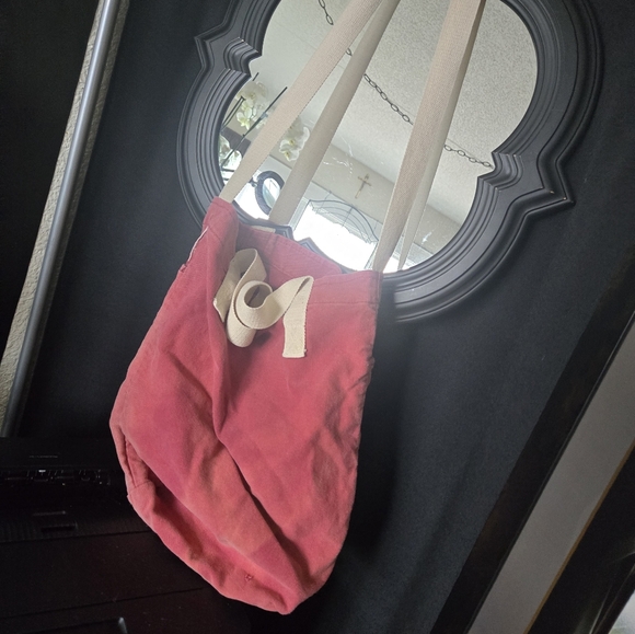 Pink Canvas Tote Bag - Picture 3 of 3
